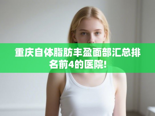 重庆自体脂肪丰盈面部汇总排名前4的医院!