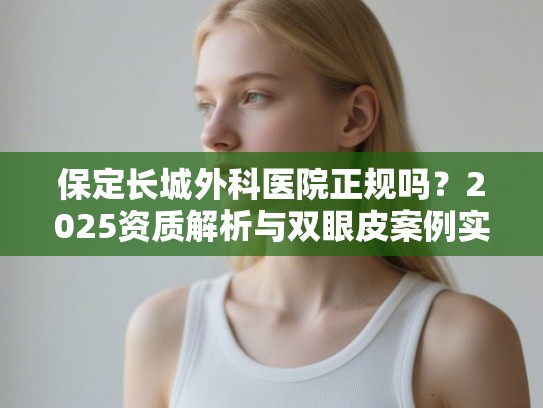 保定长城外科医院正规吗？2025资质解析与双眼皮案例实录