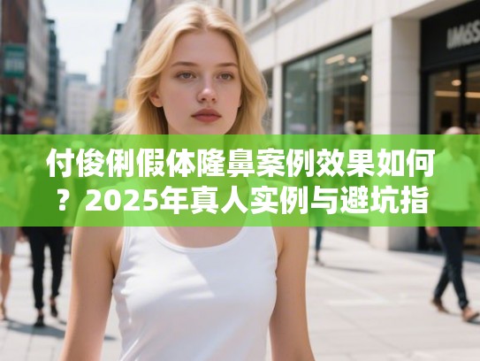 付俊俐假体隆鼻案例效果如何？2025年真人实例与避坑指南