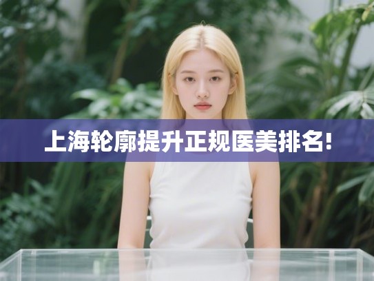 上海轮廓提升正规医美排名!